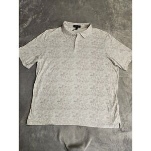 New $40 Westzeroone Men's Fionn Polo XXL Shirt Lavendar White Cotton